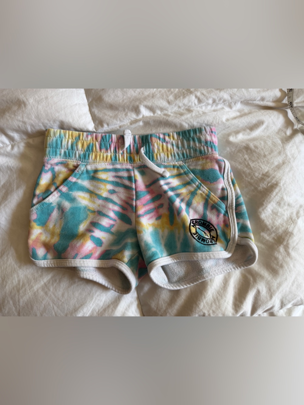 abercrombie kids Pastel Tie Dye Terry Shorts Size 5/6 GUC